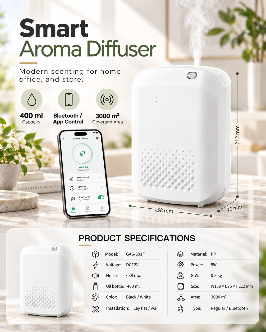 Smart Aroma Diffuser